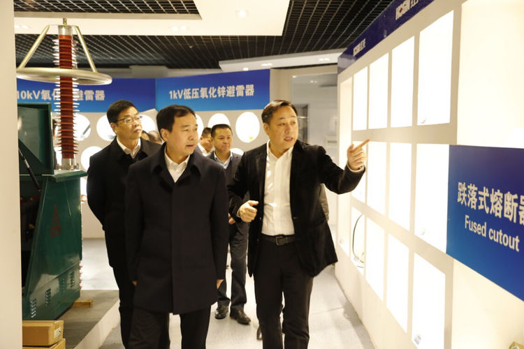 温州市委常委、组织部长马永良莅临人生就是博电气集团调研指导